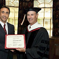 2010-Boston-Harvard: Graduation with our superlative Professor Rick Peiser