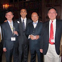 2011 Boston -Harvard : With my classmate Tom Powell, Tang Ka Wah, Edgar Kwan, David Chen